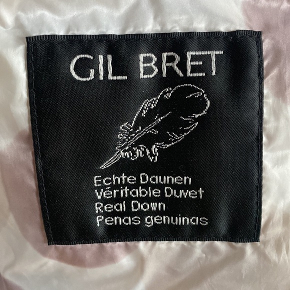 GIL BRET REAL DOWN BUTTON BLUSH PUFFER JACKET 8 EXCELLENT - Picture 8 of 10